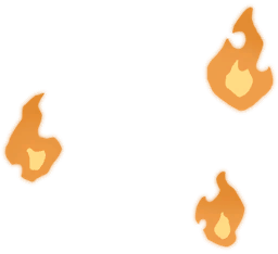 Triple Flames (三把火) cosmetic icon from 角色屋 桌面伙伴 Demo