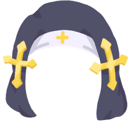 Nun's Veil (修女头巾) cosmetic icon from 角色屋 桌面伙伴 Demo