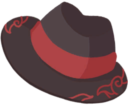 Crimson Cloud Hat (绛云帽) cosmetic icon from 角色屋 桌面伙伴 Demo