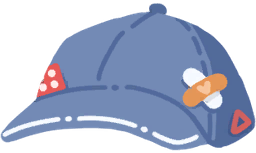Denim Patch Cap (牛仔补丁帽) cosmetic icon from 角色屋 桌面伙伴 Demo