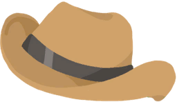 Cowboy Hat (牛仔帽) cosmetic icon from 角色屋 桌面伙伴 Demo