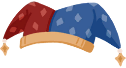Clown Hat (小丑帽) cosmetic icon from 角色屋 桌面伙伴 Demo